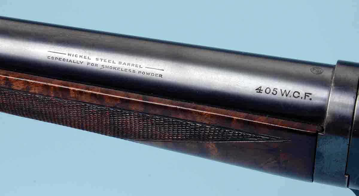 Although commonly called .405 Winchester, its name as applied on some Model 1895s is .405 WCF.